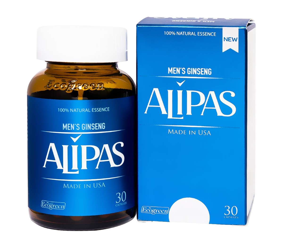 Viên uống tăng cường sinh lực phái mạnh Alipas New Ecogreen 30 viên 1